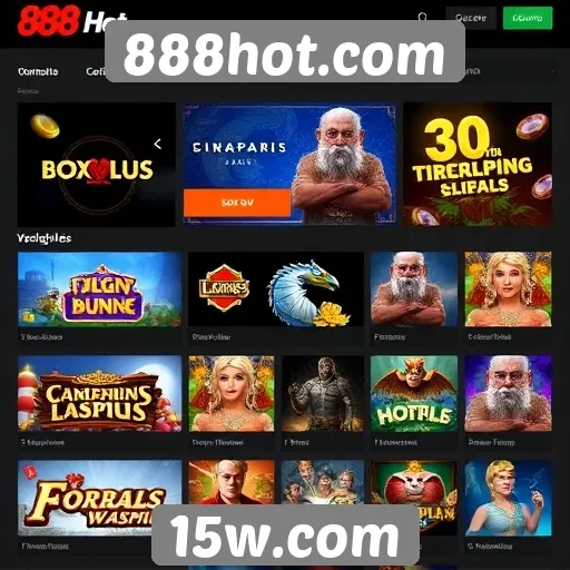 Análise da diversidade de jogos em 888hot.com